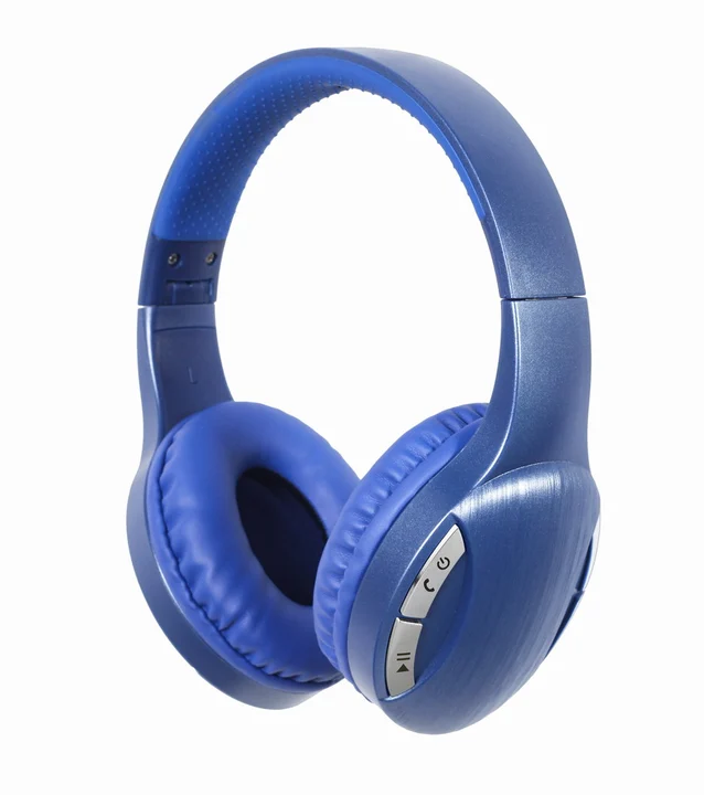 GEMBIRD Gembird BTHS-01-B Kopfhörer/Headset Kabelgebundene & kabellose Kopfbügel Anrufe/Musik Micro-USB Bluetooth Blau
