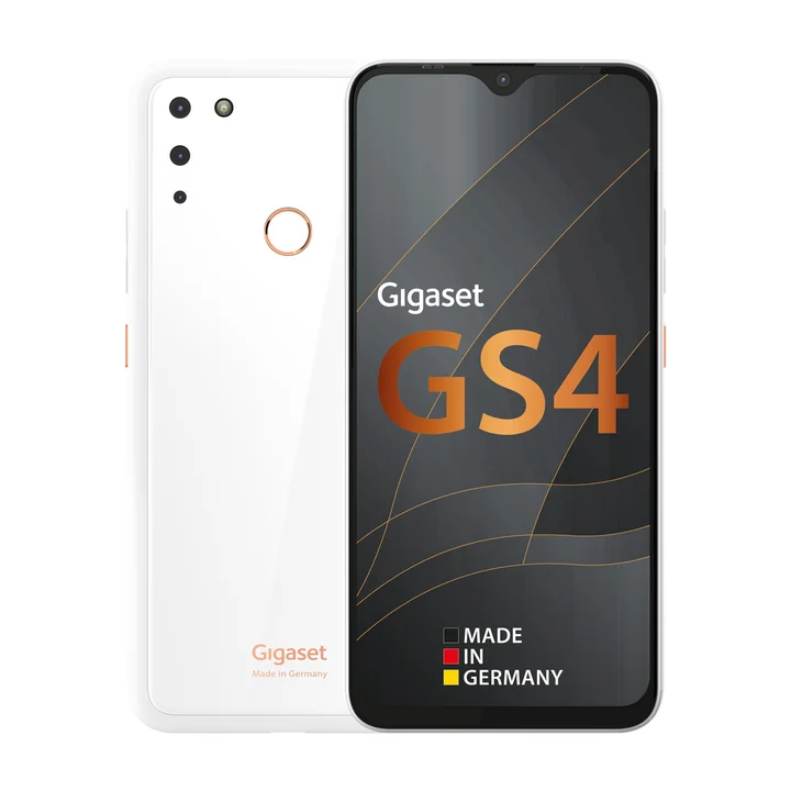 Gigaset - GS4 Smartphone - Made in Germany - leistungsstarker 4300mAh Akku mit Schnellladefunktion - 6,3 Zoll Full HD+ V-Notch Display - NFC - 4GB RAM+64GB