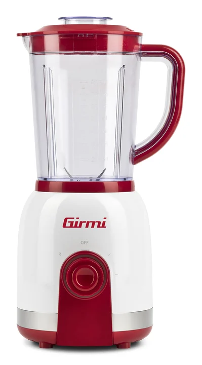 Girmi FR27, Tischplatten-Mixer, Pulsfunktion, 350 W, Rot, Transparent, Weiß