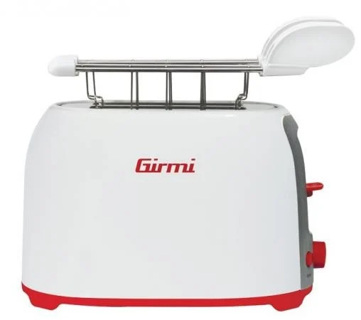 Girmi TP1001 Toaster 6 2 Scheibe(n) 750 W Rot, Weiß