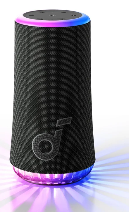 Glow (18 h, Akkubetrieb, Stromversorgung über USB), Bluetooth Lautsprecher, Schwarz