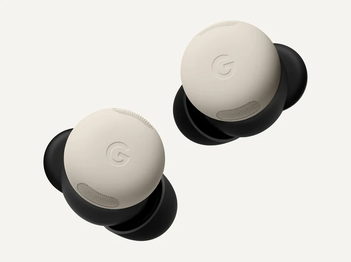 Google - Pixel Buds Pro 2 - Wireless Earbuds with Active Noise Cancellation – Bluetooth Headphones - Porcelain