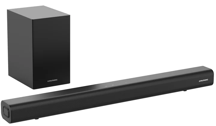 Grundig - 2.1 Soundbar DSB 991 SW, mit Subwoofer, Slim Design, 90 Watt Ausgangsleistung, kabellose Verbindung, Bluetooth 5.4, HDMI (ARC-CEC), USB, Optischer-