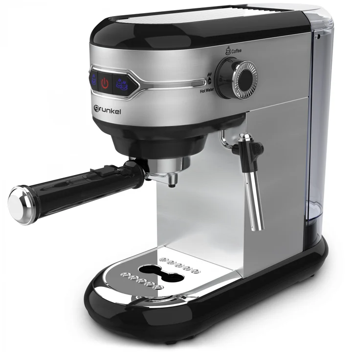 Grunkel H10B, Espressomaschine, Gemahlener Kaffee, 1450 W, Silber
