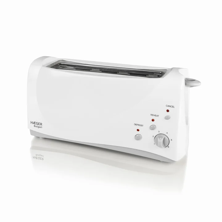 Haeger - 'HÆGER BULGARI - 1000W Multifunktions-Toaster, Weiß