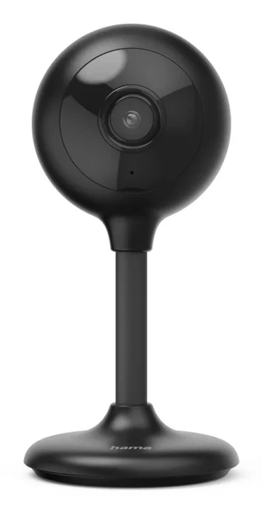 Hama - Überwachungskamera innen WLAN (smarte WLAN Kamera mit App, Nachtsicht, Aufzeichnung, mit Bewegungsmelder, Gegensprechanlage, Tonerkennung, auch als