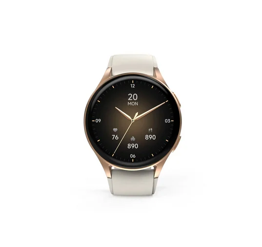 Hama - Smartwatch 8900 mit GPS, wasserdicht IP68, Telefonfunktion (AMOLED Touch Display, Sprachsteuerung, Sportmodi, Schlaftracker, Herzfrequenzmessung,
