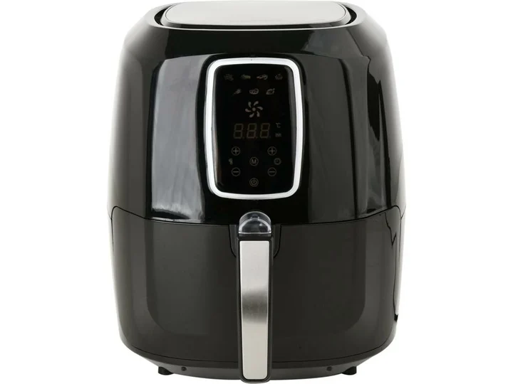Heißluftfritteuse 1800 W Airfryer 8 L, digitaler LED Touch, 7 Programme, XXL multifunktional Frittieren, Backen, Grillen, Auftauen