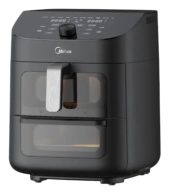 Heissluft Fritteuse, Fritteuse, Schwarz - Heissluft Fritteuse, Fritteuse, Schwarz