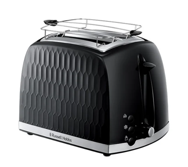 Honeycomb 2 Slice Toaster 2 Scheibe(n), Toaster, Schwarz - Honeycomb 2 Slice Toaster 2 Scheibe(n), Toaster, Schwarz