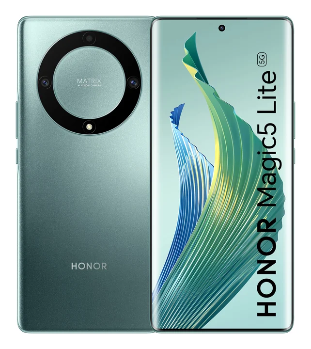 Honor Magic5 Lite 16,9 cm (6.67") Dual-SIM Android 12 5G USB Typ-C 6 GB 128 GB 5100 mAh Grün