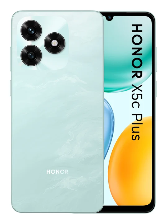 Honor - X5C Plus Smartphone 4GB+64GB - Ocean Cyan, HD+ Display, langer Akku, Android 13