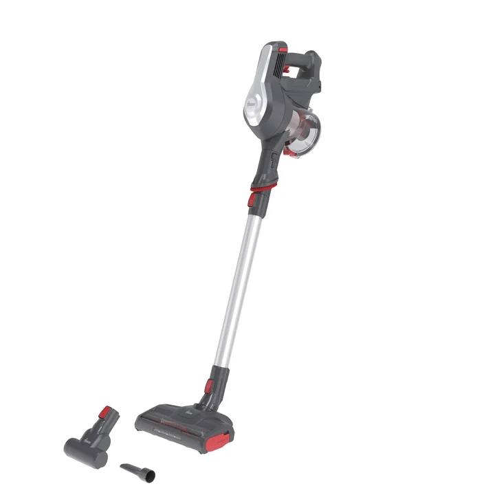 Hoover - Akku Staubsauger H-Free 100 5-in-1 mit Turbo Boost & LED-Bürste | 40 Min Laufzeit, 0,9L XL Staubbehälter, Tierhaar-Spezialist für