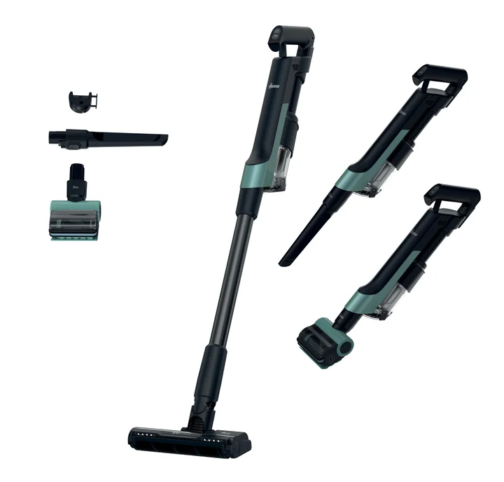 Hoover HF201P 011 Kabelloser Elektrostaubsauger Blau 1L 40min Akku 14.4V