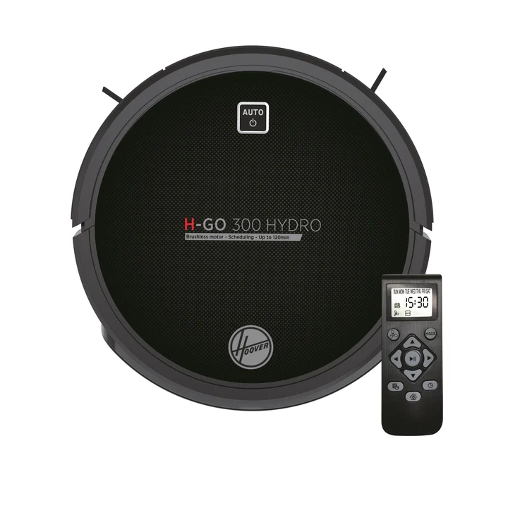 Hoover HGO320H 011 H-GO 300 Hydro Saug- und Wischroboter, Farbe:Schwarz