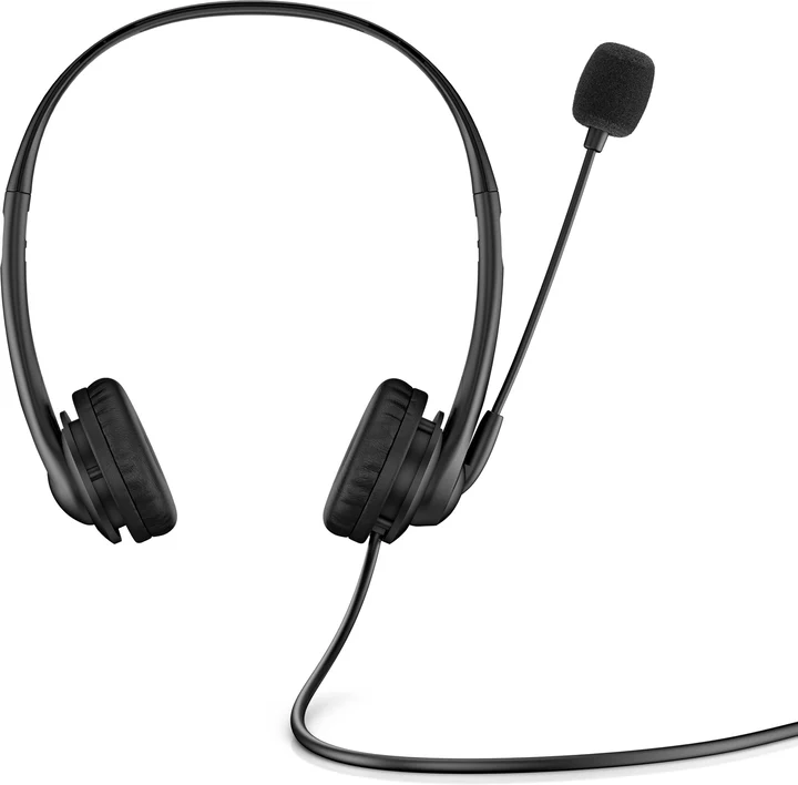 HP G2 Headset mit Mikrofon Schwarz