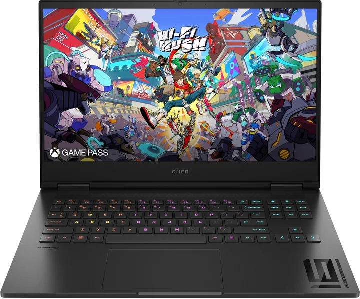 HP - OMEN Gaming Laptop 16-wf1473ng, Shadow Black, Core i7-14700HX, 16GB RAM, 512GB SSD, GeForce RTX 4060, DE (AV4F8EA#ABD)