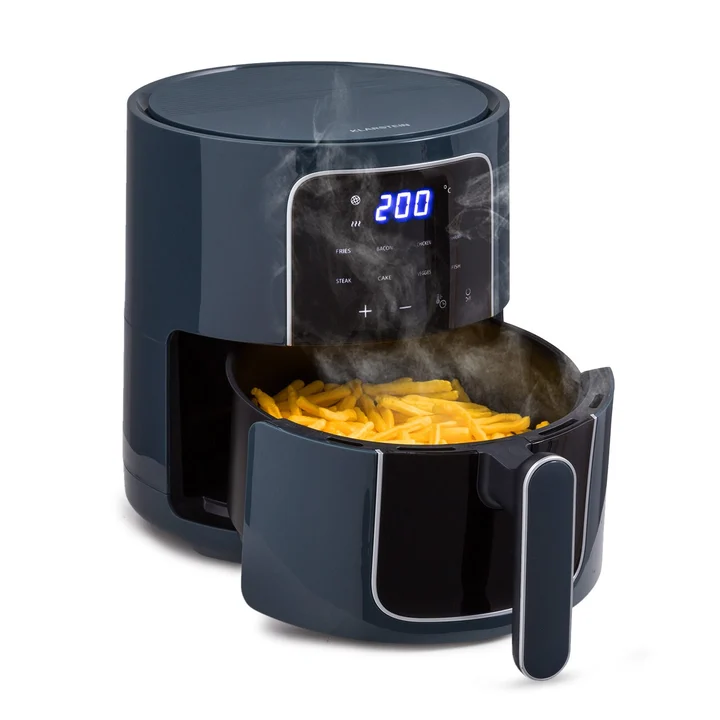 ieren, Friteuse mit Touch-Bedienfeld, Timer, Einstellbare Temperatur & 8 Programme, Airfryer zum Luftfritieren, Heißluftfriteuse ohne Öl 1400 W, 3,5L
