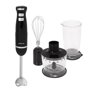 Inventum 4-tlg. Stabmixer Schwarz 600 W 0,7 L MX301S