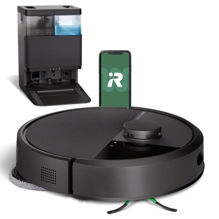iRobot - Roomba Plus 405 Combo Robot + AutoWash Dock Saugroboter mit Wischfunktion - Clearview LiDAR - 7000Pa - DualClean Wischpads - SmartScrub -