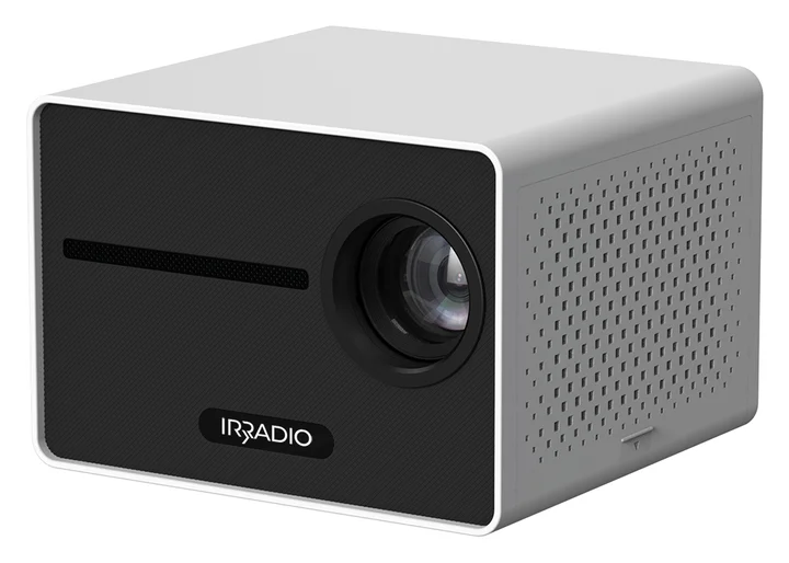 Irradio Videoproiettore LED 720p 150 ANSI lumen Wi-Fi Bluetooth HDMI USB 36-170"