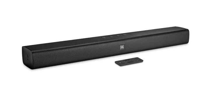 JBL BAR STUDIO Soundbar (Bluetooth, Dual-Bass-Port-Design, Surround Sound, Musik-Streaming, HDMI-Anschluss (ARC), TV-Fernbedienung, 30 Watt)