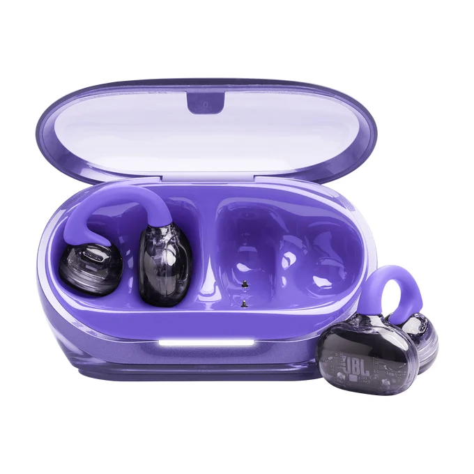 JBL - Soundgear Clips True Wireless Open-Ear-Kopfhörer, SonicArc Design, bis zu 32 Stunden Spielzeit, 4 Beamforming-Mikrofone, IP54 Wasser- und