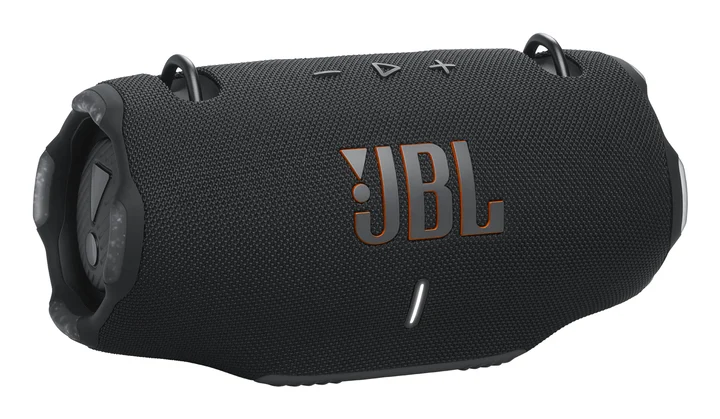 JBL - Xtreme 4 Musikbox in Schwarz – Tragbare Bluetooth-Lautsprecher-Box mit tiefem Bass, KI-Sound-Boost und integrierter Powerbank – Wasserfest und
