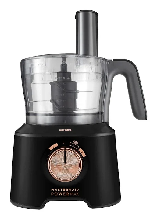 KARACA - Mastermaid Power Max 11 in 1 - Multifunktions Küchenmaschine mit Mixer, Reibe, Blender, Rührmaschine, Knetmaschine, Teigmaschine, 2500W Küchengeräte