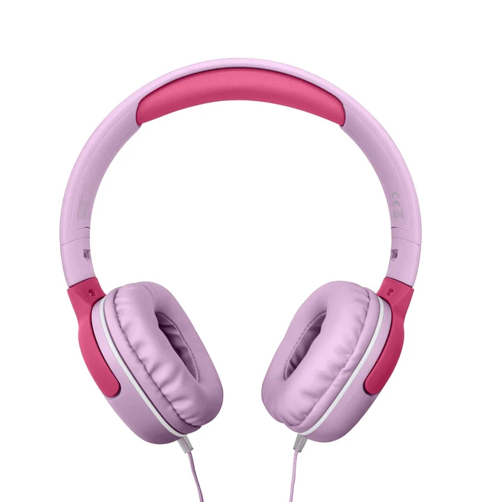KidsBeat 2 Kopfhörer, Lautstärke begrenzt auf max. 85 dB, 3,5-mm-Anschluss, Rosa