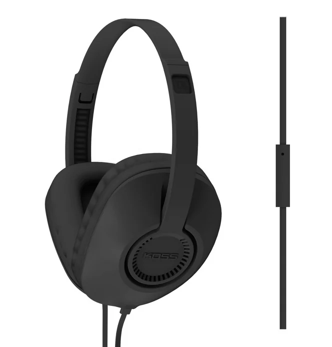 KOSS Kopfhörer UR23i Over Ear One Touch Mic Schwarz