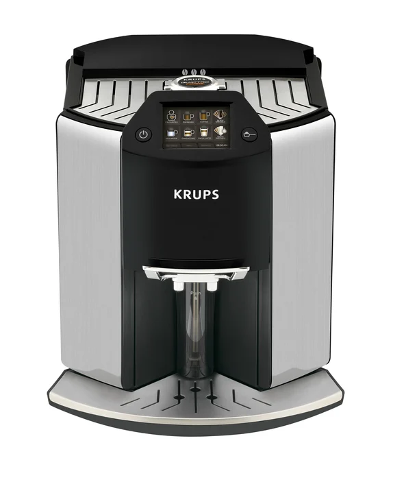 Krups - EA907D Kaffeevollautomat mit Heißwasserfunktion und Aqua Filter System - Schwarz / Edelstahl