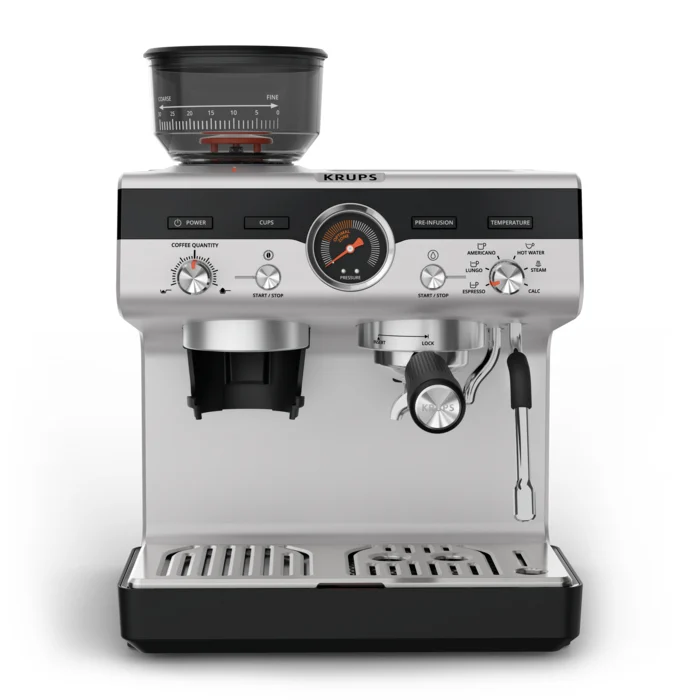 KRUPS Precision+ XP804T Siebträger-Espressomaschine