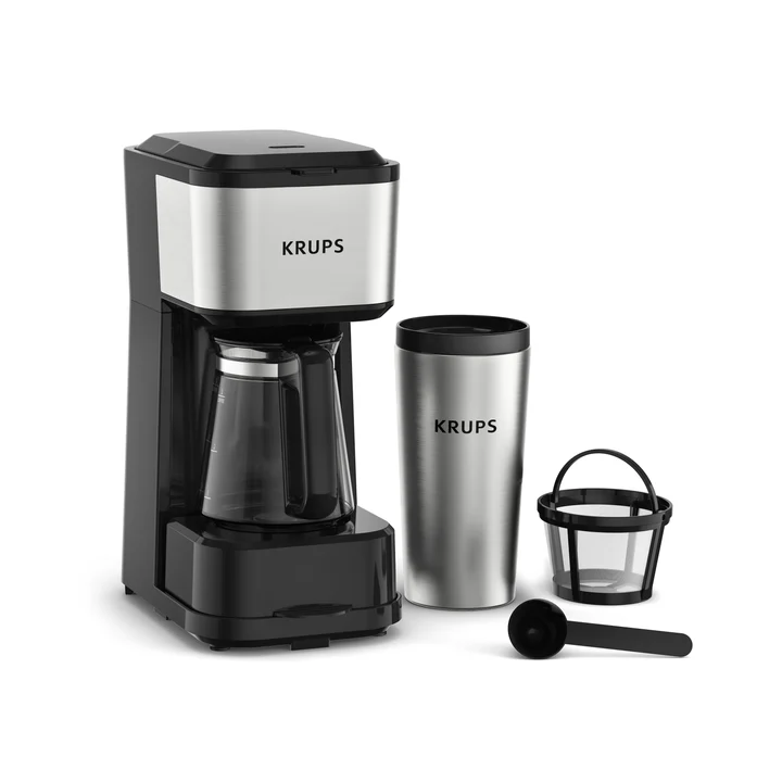 KRUPS Simply Brew Kaffeebereiter: Vielseitige 3-in-1 Filterkaffeemaschine