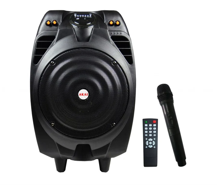 Lautsprecher Akai SS023A-X10 schwarz (5 h, Netzbetrieb), Bluetooth Lautsprecher, Schwarz