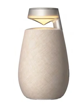 LG - XBOOM Go DXO2T, 360° Bluetooth-Lautsprecher (20 Watt, Google Assistant, Siri, Beleuchtung), Beigefarben