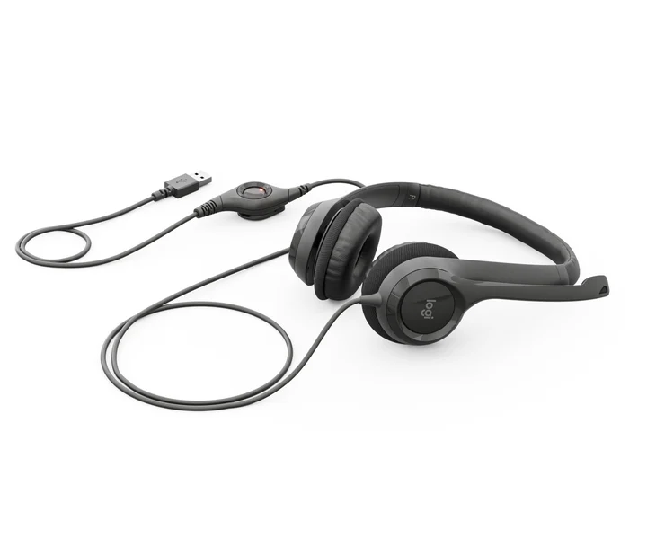 Logitech - H390 USB-Headset schwarz