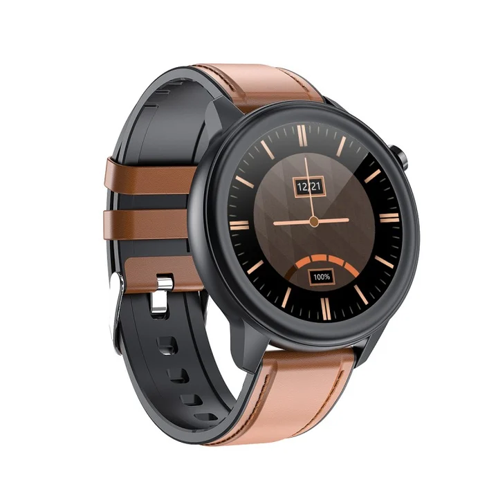 MaxCom FW46 Xenon Smartwatch Nero 1.3" TFT Touchscreen Cardiofrequenzimetro Cinturino Pelle