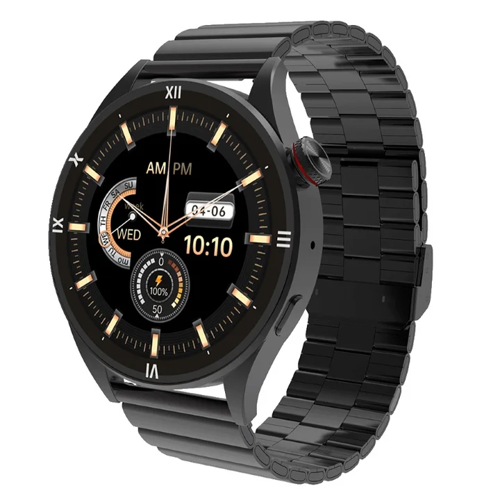 Maxcom, Smartwatch FW66 IP66 IRON R mit Metallarmband, Schwarz