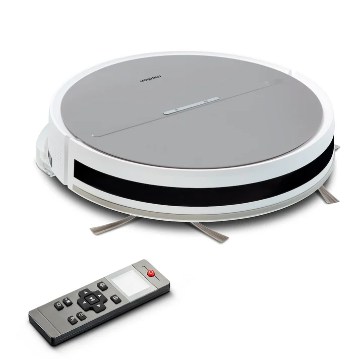 MEDION - Saugroboter mit systematischer Navigation E35 (2000Pa Saugkraft, Gyro-Navigation in systematischen S-Linien, 2 Seitenbürsten und Wandsensor)