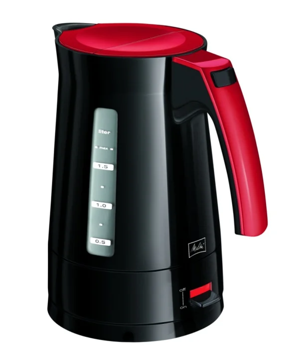 Melitta Enjoy Wasserkocher Wasserkocher Rot-Schwarz