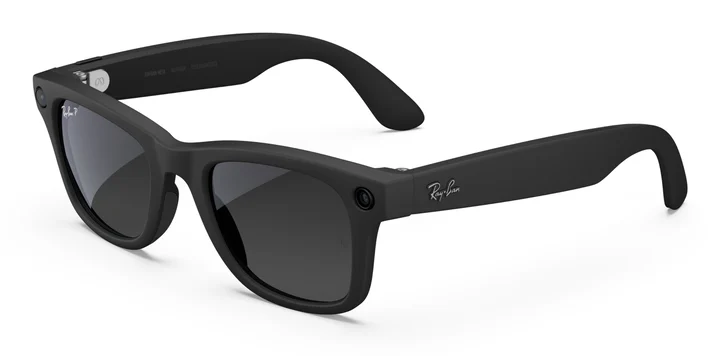 META - RAY-BAN Wayfarer (Standard) Smart Glasses (Gen 2) - Matte Black, Grey Polarized Gradient