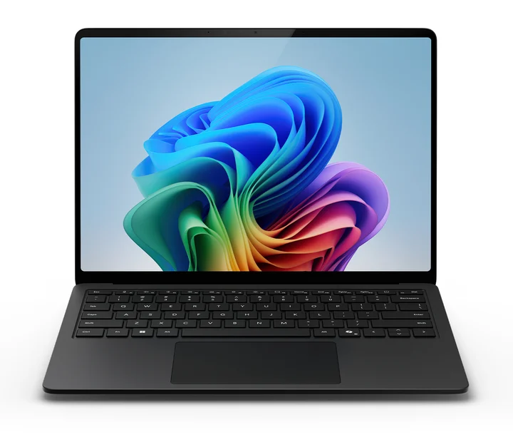 Microsoft - Surface Laptop | Copilot+ PC | 13.8” Touchscreen | Snapdragon X Elite (12 Kerne) | 16GB RAM | 512GB SSD | neuestes Modell, 7. Edition | Schwarz