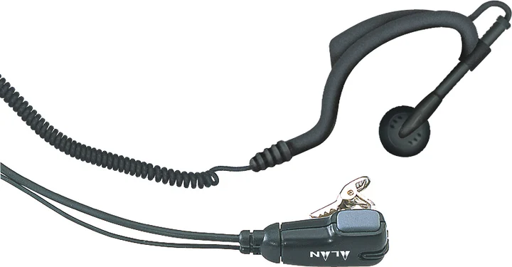 midland® ma21-l krawattenmikrofon mit ptt-funktion