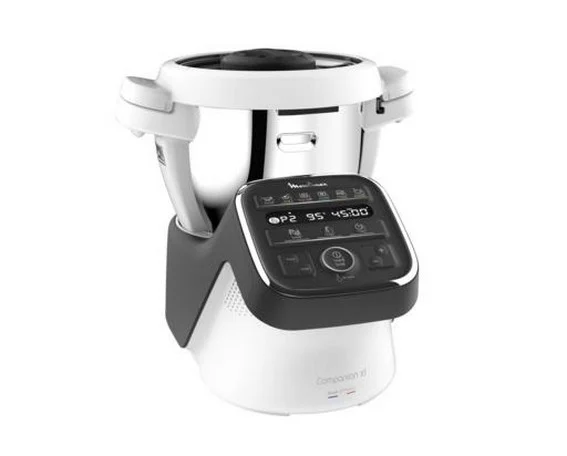 Moulinex - Companion XL Multifunktions-Kochmaschine, 4,5 l, 14 Betriebsmodi, 1550 W, unbegrenzte Rezepte, leise, Schiefergrau HF80C800