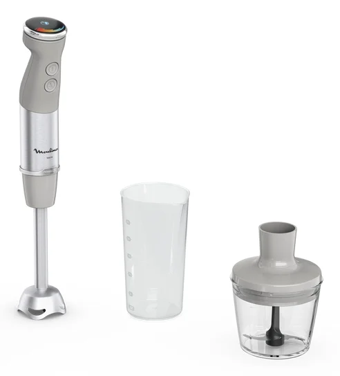 Moulinex - Quickchef+ Stabmixer, Powelix-Klingen-Technologie, 1000 W, leiser Modus, 20 Geschwindigkeiten, Turbo-Modus, DD672B