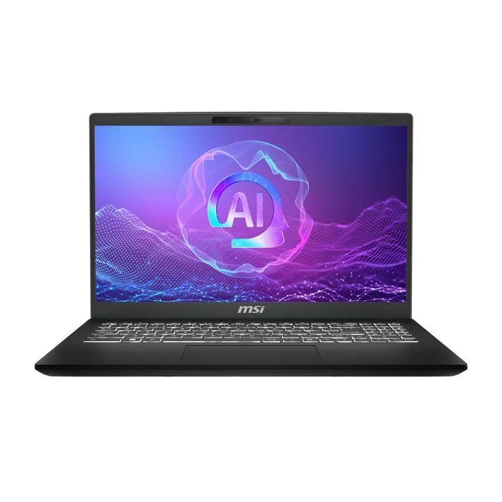 MSI - Modern 15 H AI C1MOG-242, Classic Black, Core Ultra 7 155H, 16GB RAM, 512GB SSD, DE (0015H5-242)
