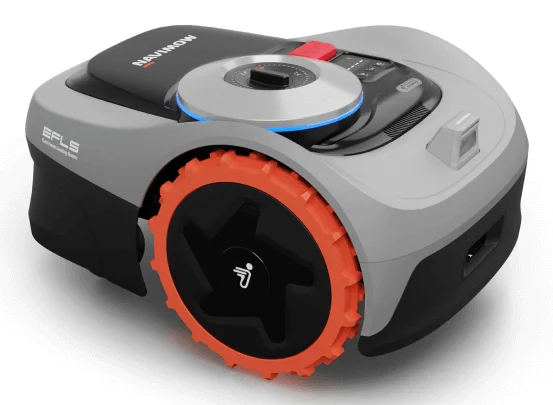 NAVIMOW - i105E Mähroboter ohne Begrenzungskabel, Empf. 500 m², Max. 600 m², RTK+Vision Rasenmäher Roboter Testsieger, Igelschutz Rasenroboter, KI Auto