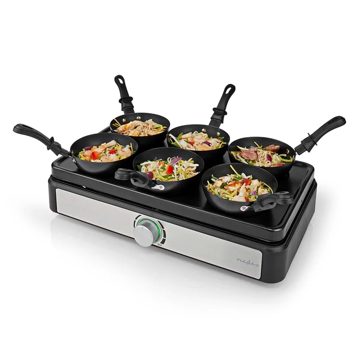 Nedis - FCRA310FBK6 Party-Wok-Set