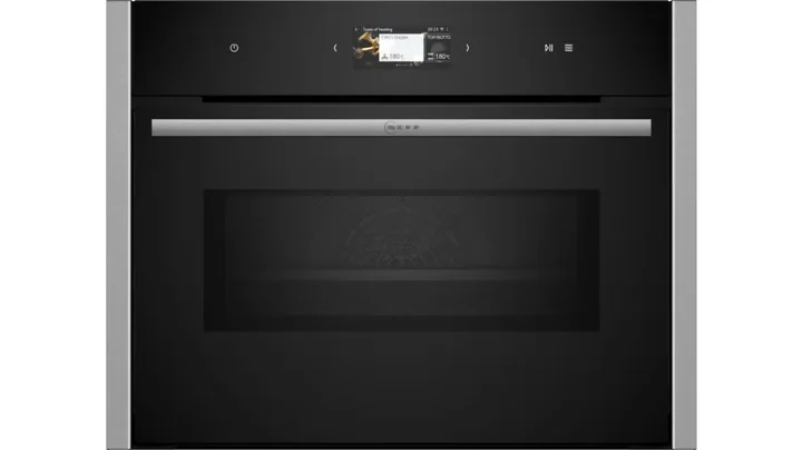 Neff - C24MS31N0, N90, Compact-Backofen mit Mikrowelle, Made in Germany, Full Touch TFT-Display, Inverter-Technologie, Soft Open and Close,